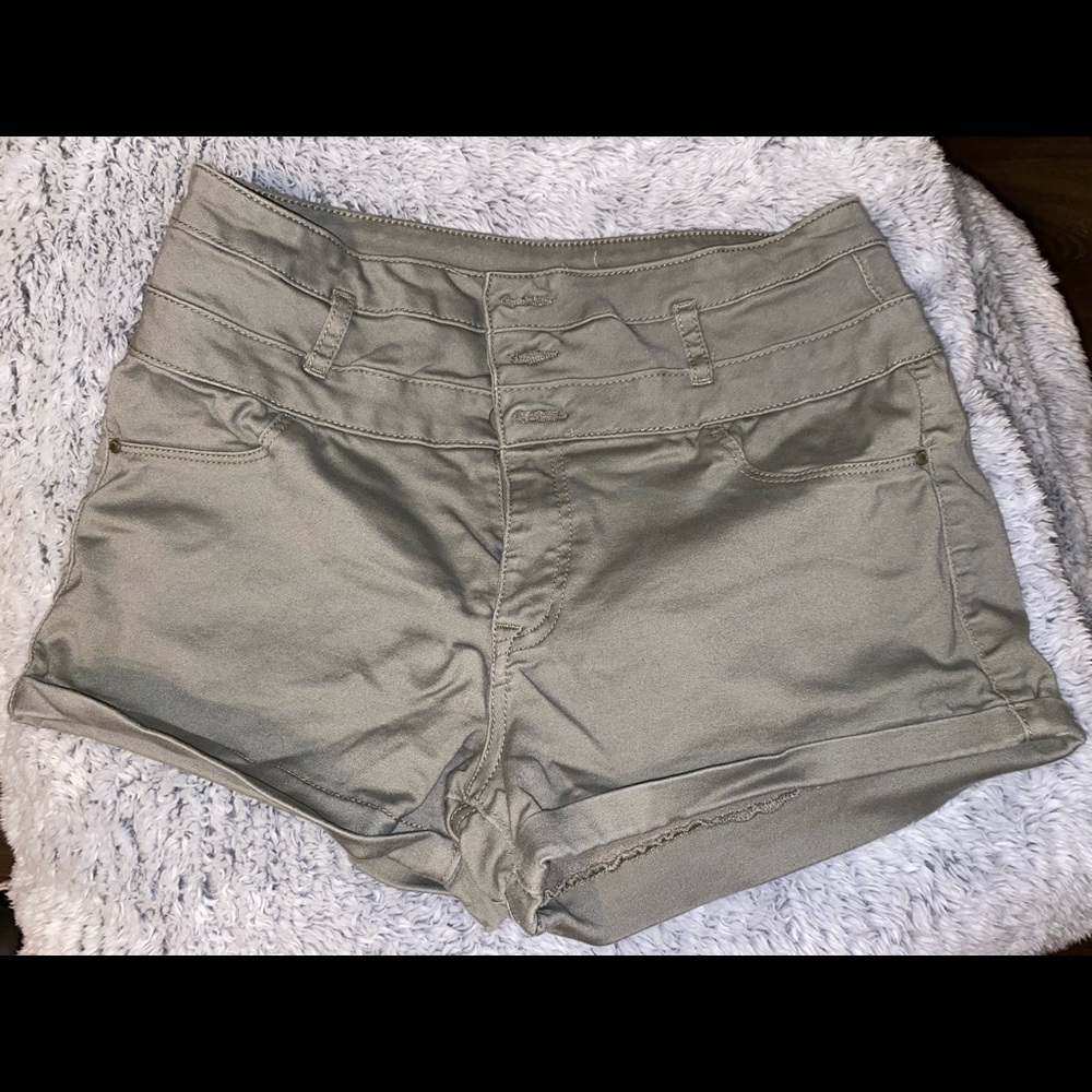 High waisted shorts